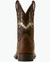 Image #3 - Ariat Boys' Driftwood Performance Western Boots - Broad Square Toe, Brown, hi-res