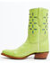 Image #3 - Planet Cowboy Women's Pee-Wee Ah Limon Leather Western Boot - Snip Toe , Green, hi-res