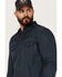 Image #2 - Moonshine Spirit Men's Townie Wallpaper Geo Print Long Sleeve Snap Western Shirt, Navy, hi-res