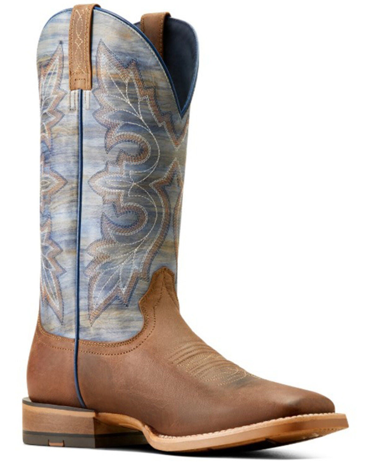 Ariat Men's Standout Performance Western Boots - Broad Square Toe, Brown, hi-res