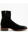 Moonshine Spirit Men's Pancho Roughout Ankle Boots - Round Toe, Black, hi-res