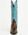 Image #4 - Tanner Mark Women's Exotic Python Tall Western Boots - Snip Toe, Honey, hi-res