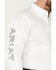 Image #3 - Ariat Men's Team Logo Solid Long Sleeve Button-Down Western Shirt, White, hi-res