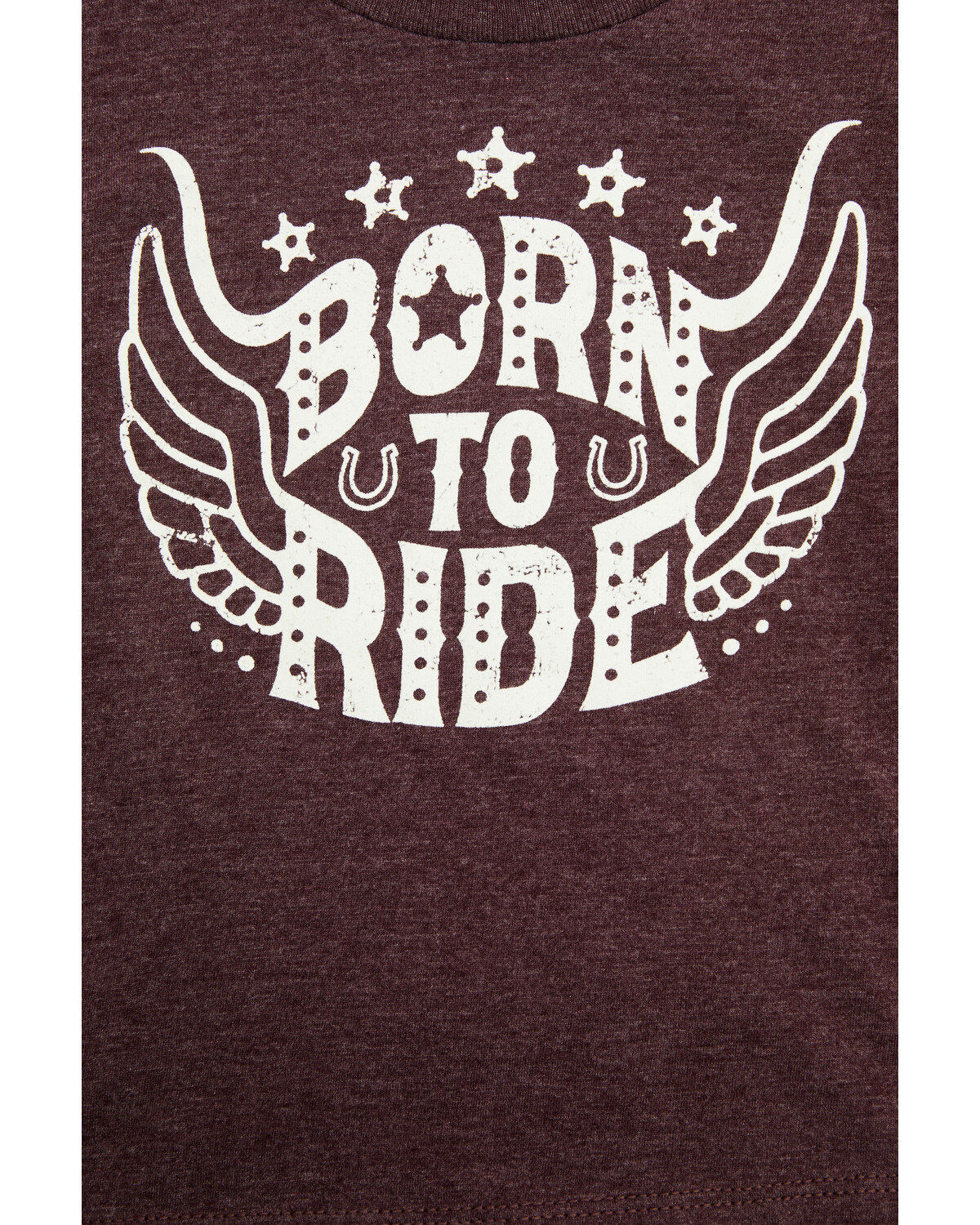 Image #2 - Cody James Toddler Boys' Born To Ride Short Sleeve Graphic Tee, Burgundy, hi-res