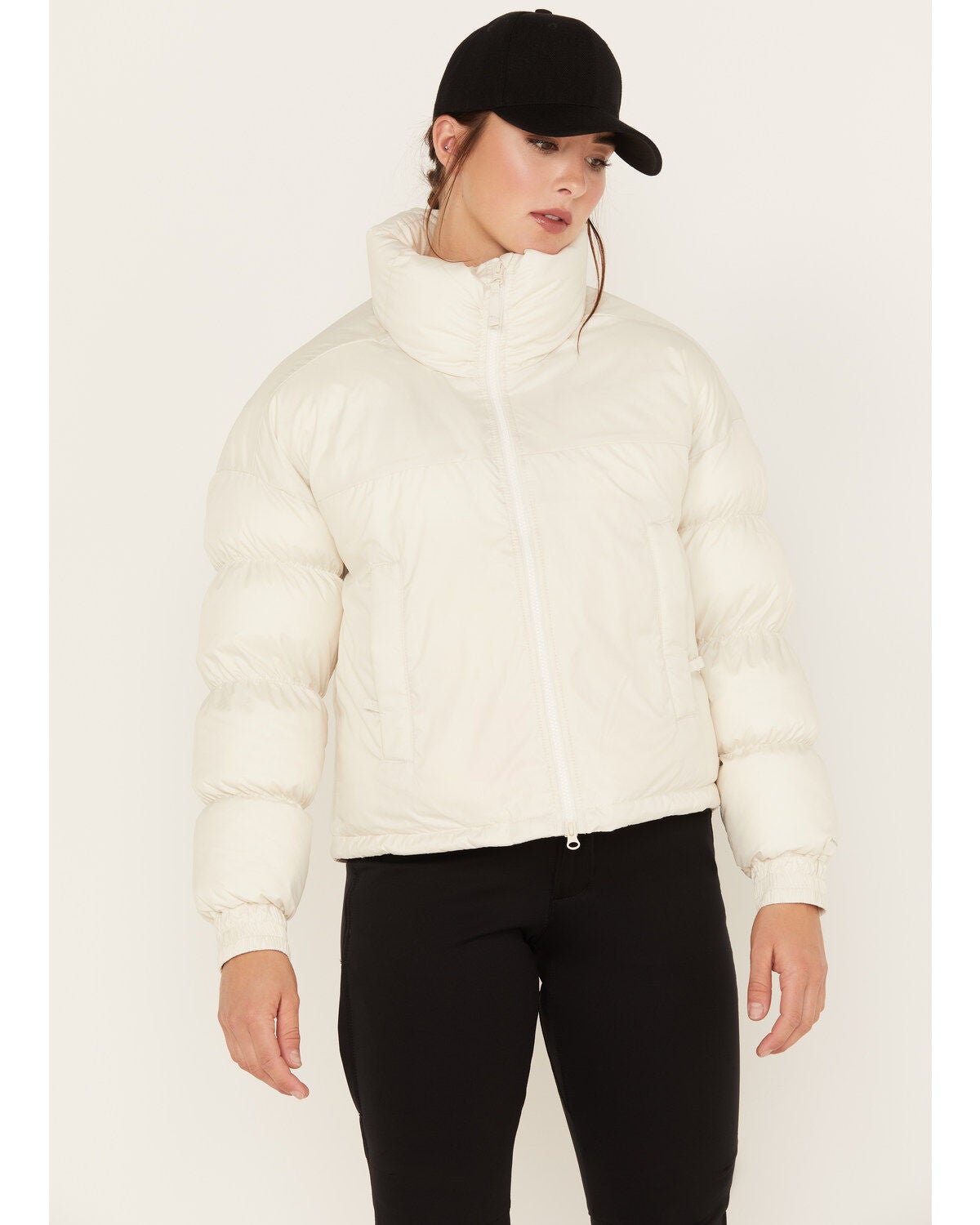 Columbia Women's Pike Lake Cropped Jacket, Ivory, hi-res