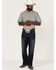 Image #2 - RANK 45® Men's Sponsor Plaid Print Short Sleeve Button-Down Western Shirt, Multi, hi-res