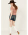 Image #3 - Wrangler Retro Women's Medium Wash High Rise Cutoff Denim Shorts, Medium Wash, hi-res