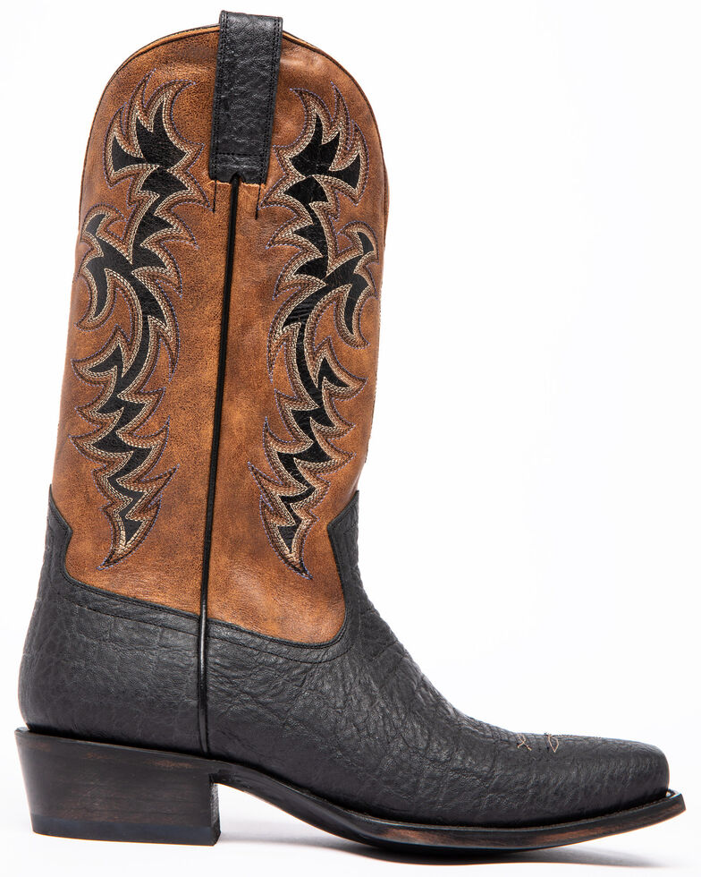 Moonshine Spirit Men's Elephant Print Western Boots - Narrow Square Toe ...