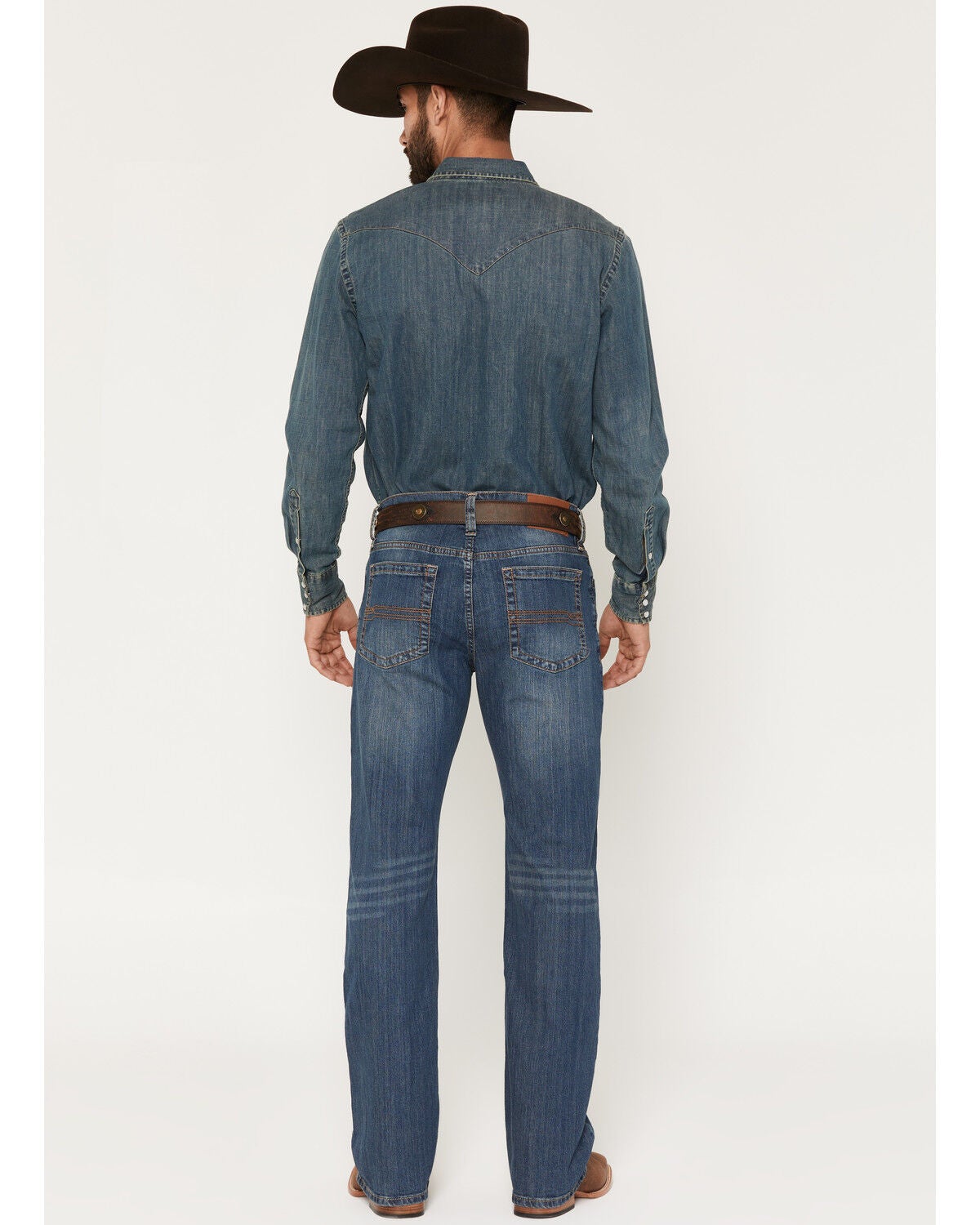 Product Name:  Cody James Men's Wolfstooth Medium Wash Relaxed Bootcut Stretch Denim Jeans