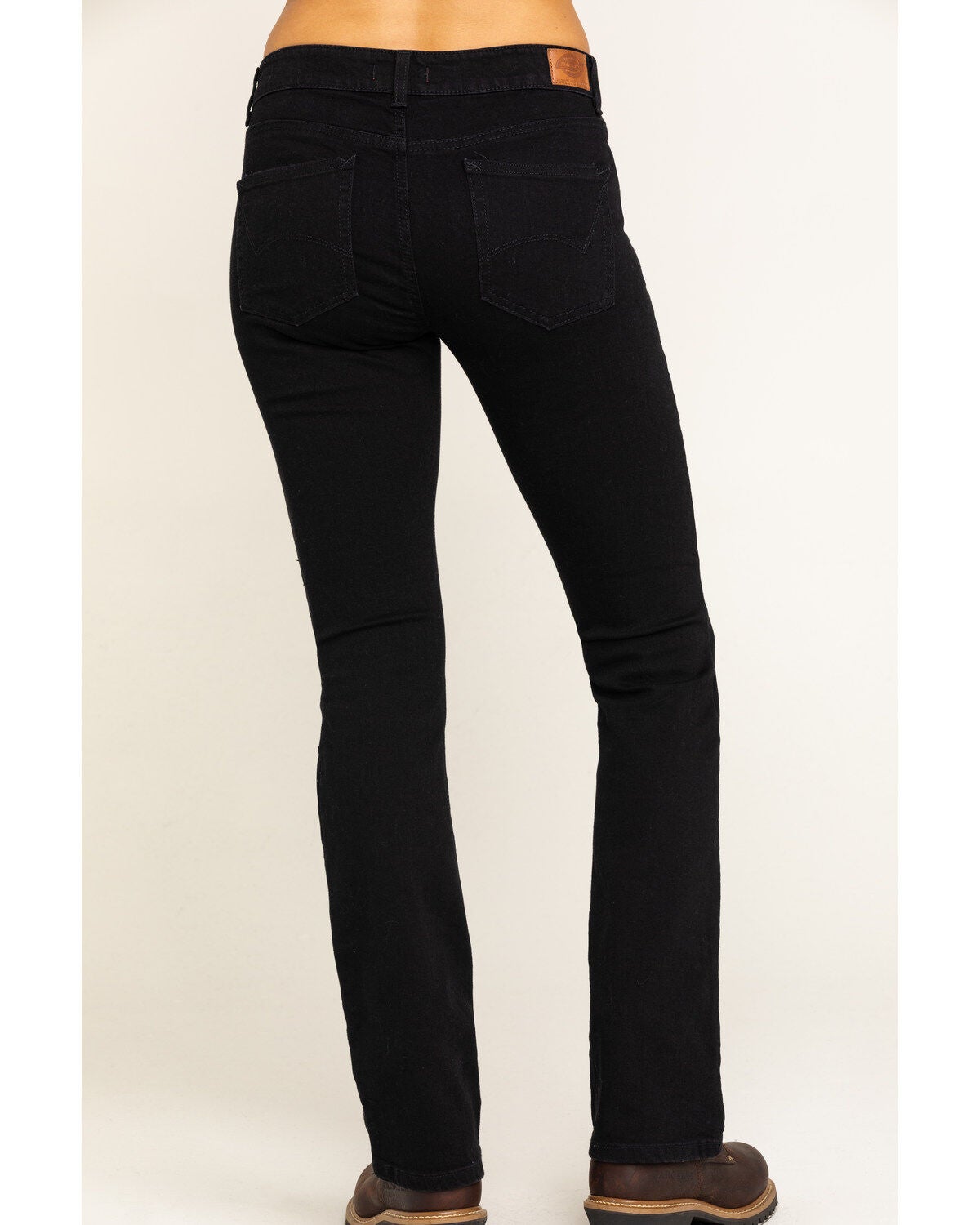Image #1 - Women's Dickies Perfect Shape Bootcut Stretch Denim Jeans, Black, hi-res