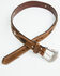 Image #2 - Nocona Men's Ostrich Underlay Western Belt, Brown, hi-res