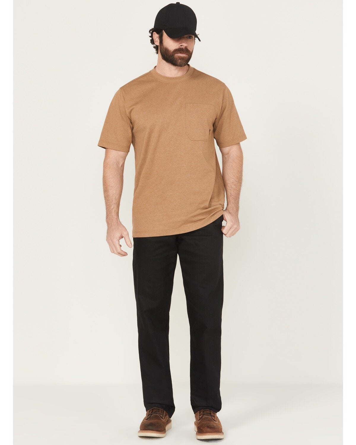 Dickies Men's Slim Fit Cargo Work Pants, Black, hi-res