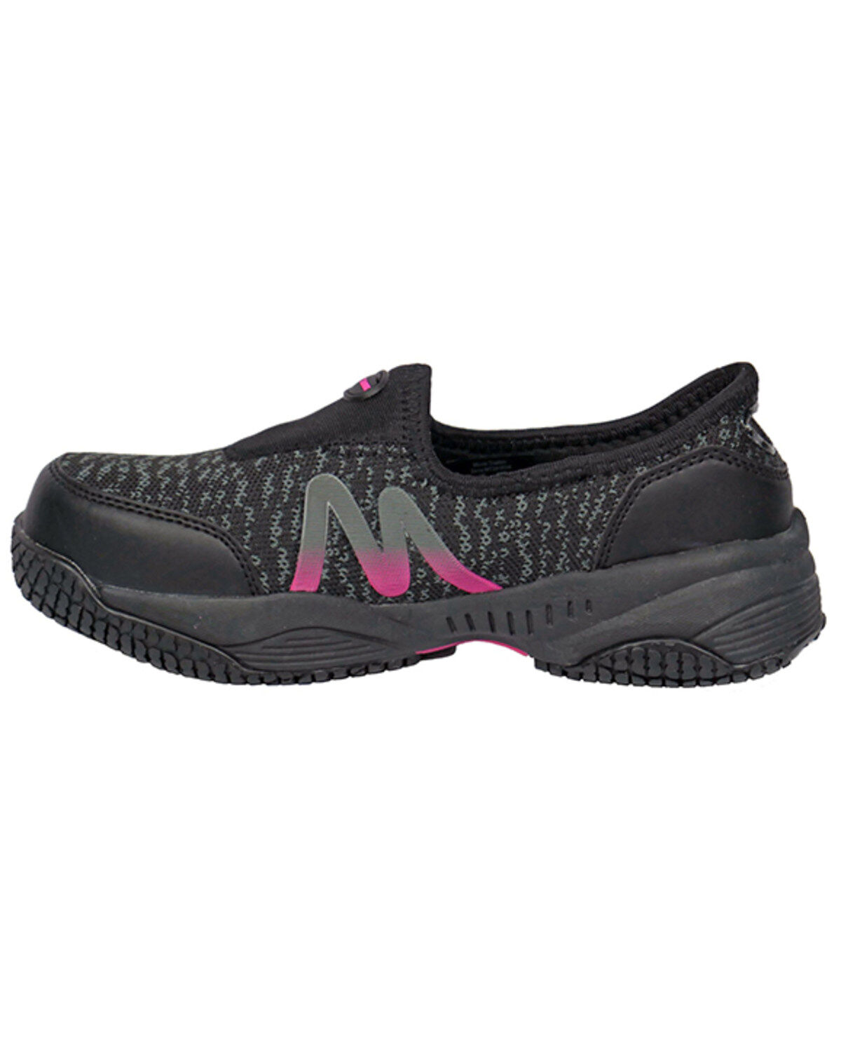 Image #3 - Moxie Trades Women's Zena Slip-On Work Shoes - Composite Toe, Black, hi-res
