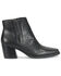 Image #2 - Born Women's Aiken Snakeskin Print Booties - Snip Toe, Black, hi-res