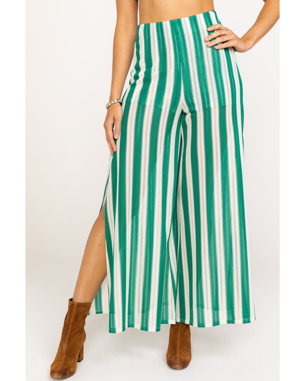 Show Me Your Mumu Women's Court Pants, Green, hi-res