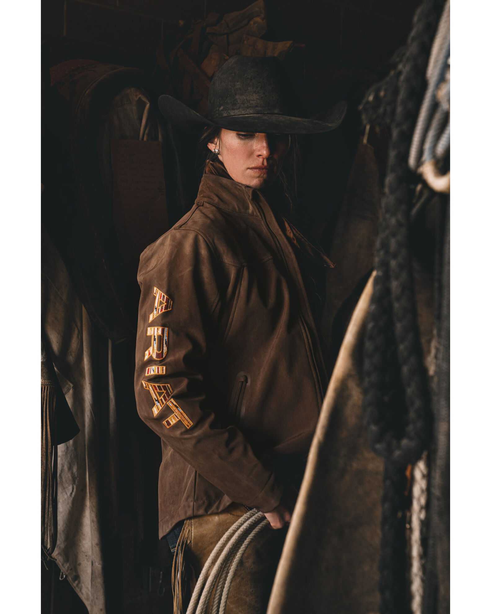 Ariat team cheap logo softshell jacket