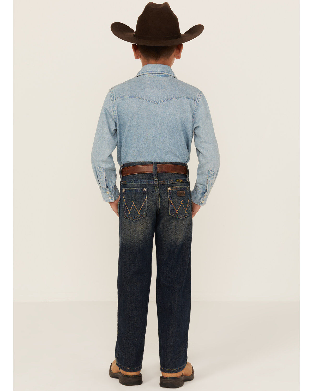 Image #3 - Wrangler Retro Boys' Night Sky Jeans - 4-7, Denim, hi-res