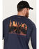 Image #4 - Ariat Men's Rebar FR Air Refinery Henley Long Sleeve Work Shirt, Navy, hi-res