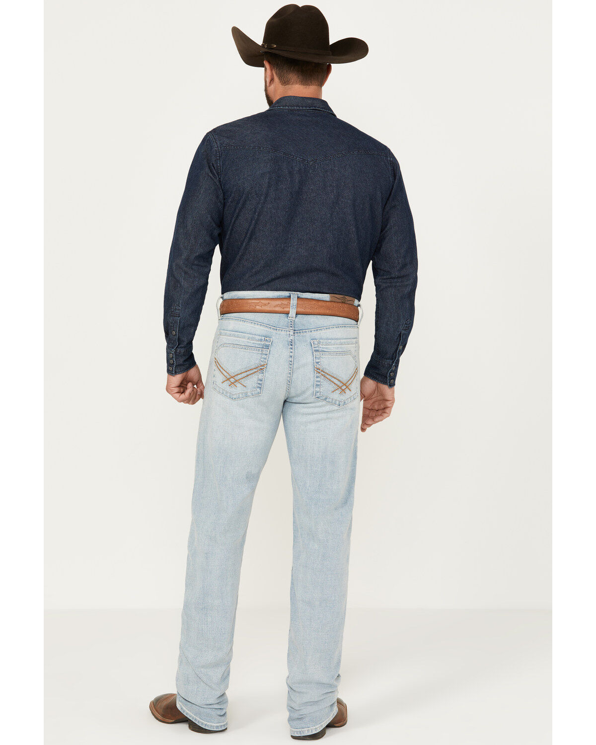 Image #3 - Cody James Men's Jamestown Light Wash Slim Straight Stretch Denim Jeans, Light Wash, hi-res