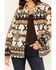Image #3 - Idyllwind Women's Dowlan Southwestern Print Sherpa Jacket, Sand, hi-res
