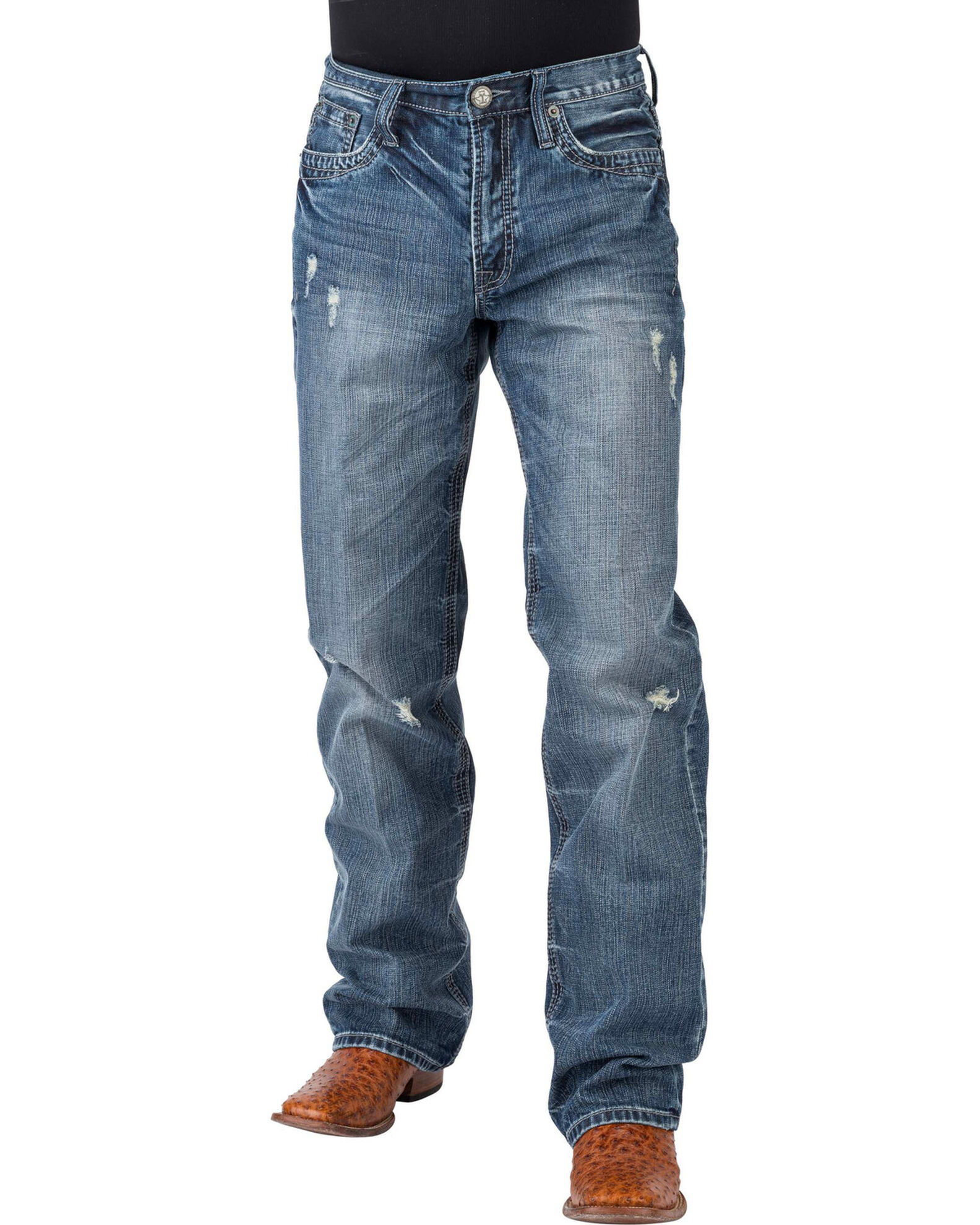 Tin Haul Men s Regular Joe Fit Medium Wash Bootcut Jeans Boot Barn
