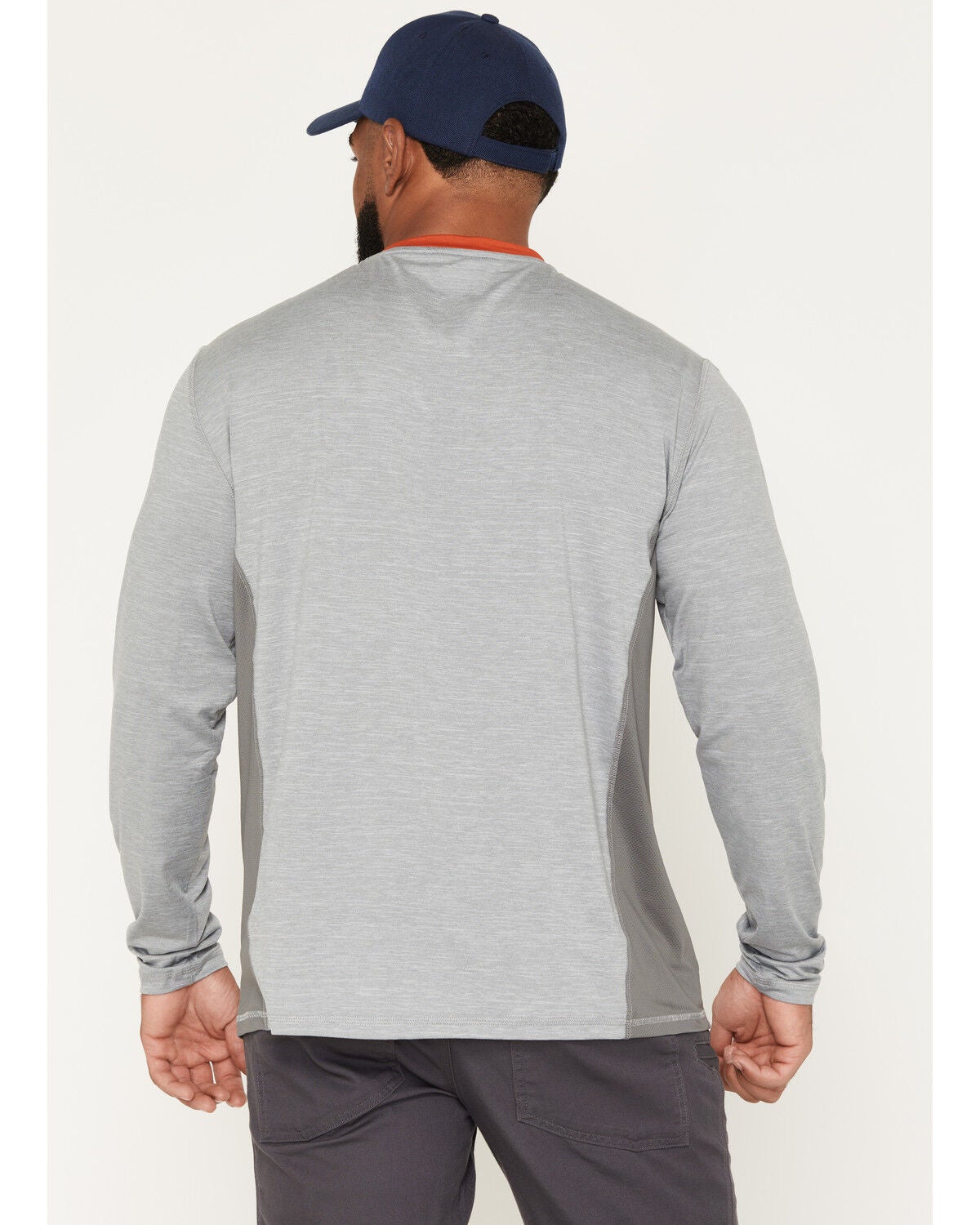 Image #4 - Brunt Workwear Men's The McKenna Tech Long Sleeve Work Shirt, Light Grey, hi-res