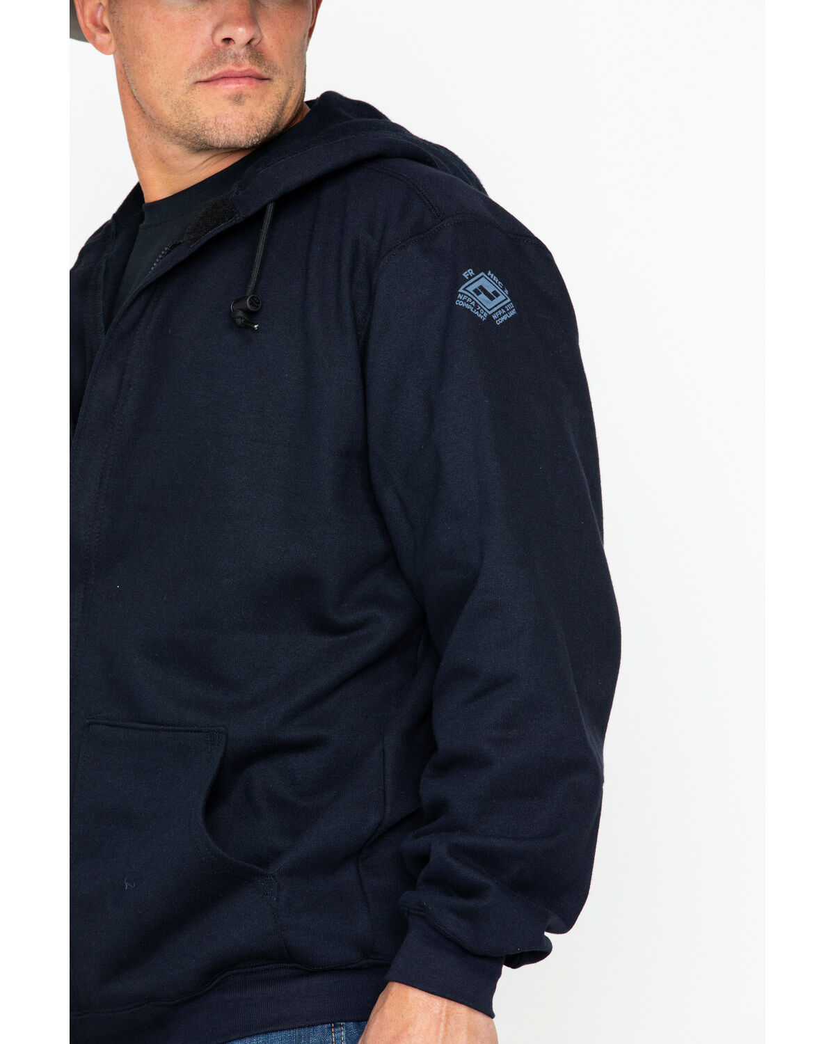 Image #5 - NSA Men's 2X-3X Heavyweight Pullover FR Work Hoodie - Big, , hi-res