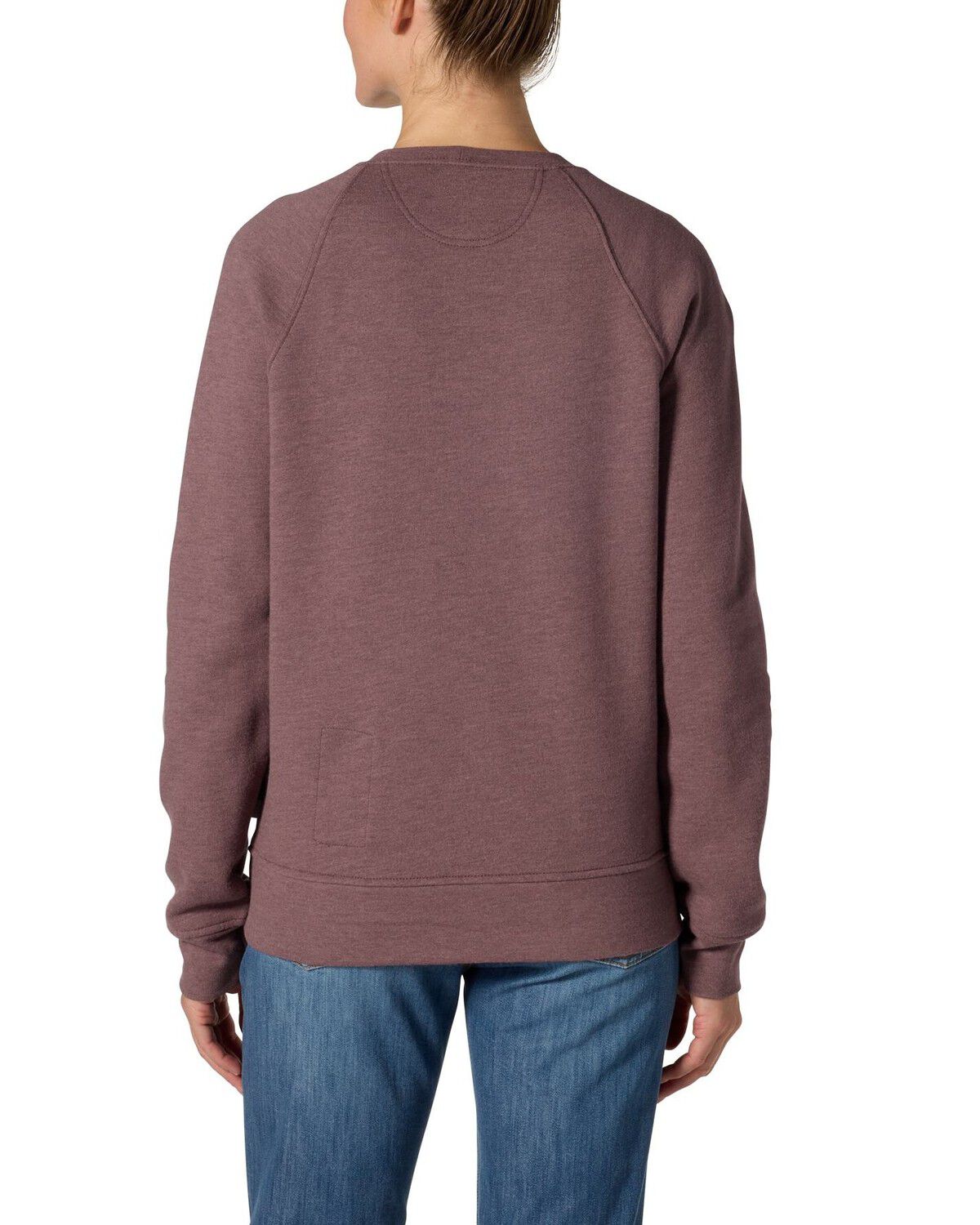 Image #2 - Carhartt Women's FR Force&reg; Marquette Crewneck Logo Sweatshirt, Brown, hi-res