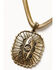 Image #2 - Shyanne Women's Golden Skyland Concho Pendant Necklace, Gold, hi-res