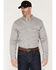 Image #1 - Hawx Men's FR Langdon Solid Long Sleeve Button-Down Work Shirt, Light Grey, hi-res