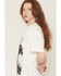 Image #2 - White Crow Women's Horse Howdy Short Sleeve Graphic Tee, Cream, hi-res