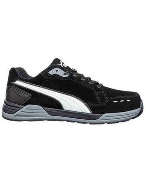 Puma Men's Airtwist Black Work Shoes - Fiberglass Toe, Black, hi-res