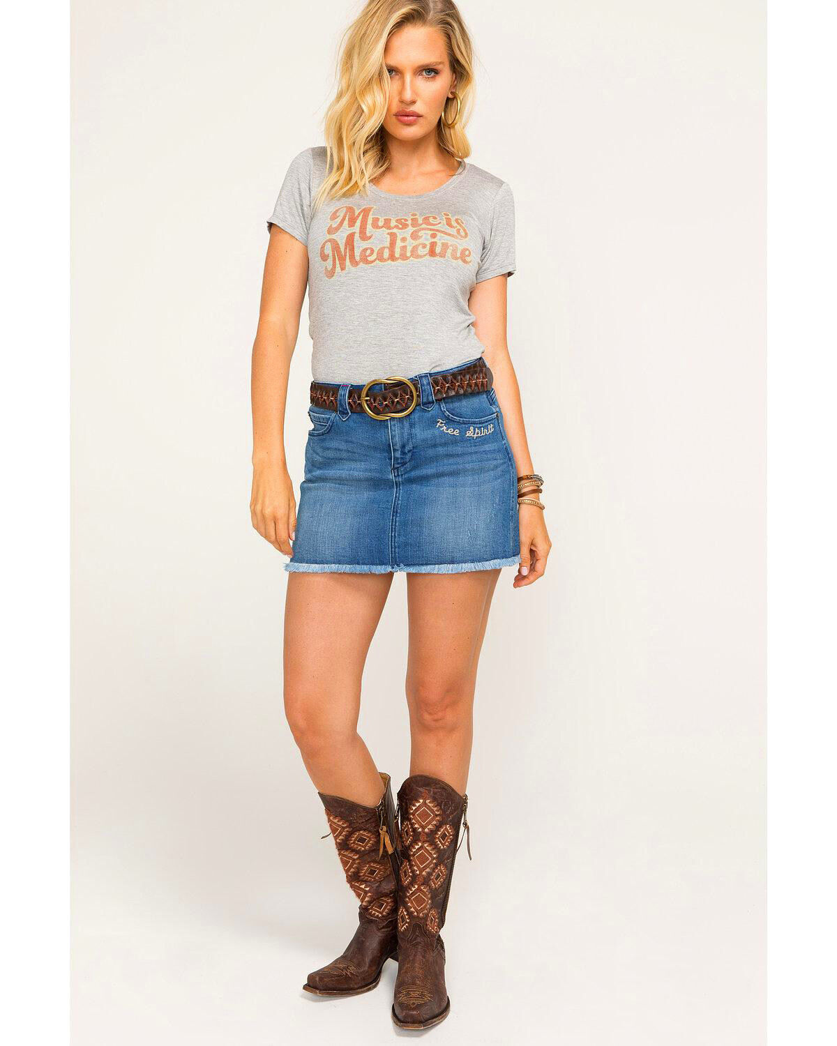 Image #6 - Idyllwind Women's Music Is Medicine Trustie Tee, , hi-res