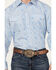 Image #3 - Stetson Men's Medallion Print Long Sleeve Pearl Snap Western Shirt, Blue, hi-res
