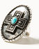 Image #2 - Shyanne Women's Southwestern Antique Cross Statement Ring, Silver, hi-res