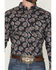 Image #3 - Cody James Men's Truett Paisley Print Long Sleeve Button-Down Western Shirt, Black, hi-res