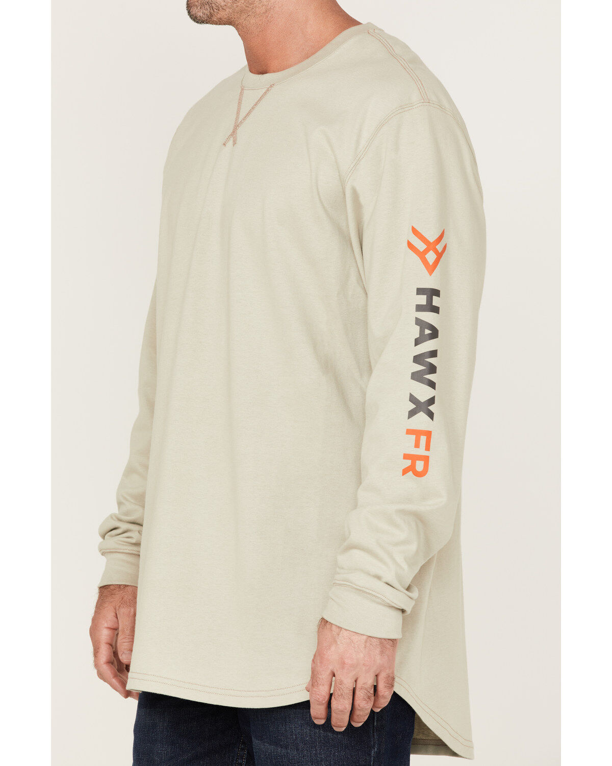 Image #3 - Hawk Men's Big Hawk FR Logo Sleeve Long Sleeve T-Shirt - Big, , hi-res