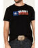 Image #3 - Rock & Roll Denim Men's Texas Flag Logo Graphic T-Shirt, Black, hi-res