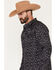 Image #2 - Moonshine Spirit&reg;&nbsp;Men's Fall Floral Print Long Sleeve Snap Western Shirt, Black, hi-res