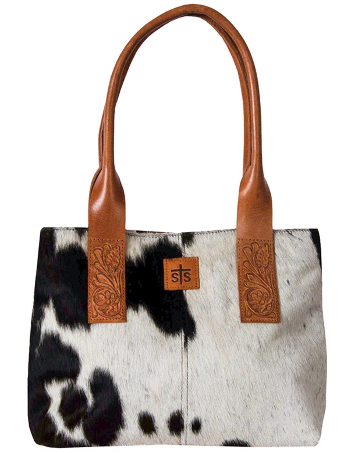 Image #1 - STS Ranchwear By Carroll Women's Yipee Kiyay Tote, Brown, hi-res