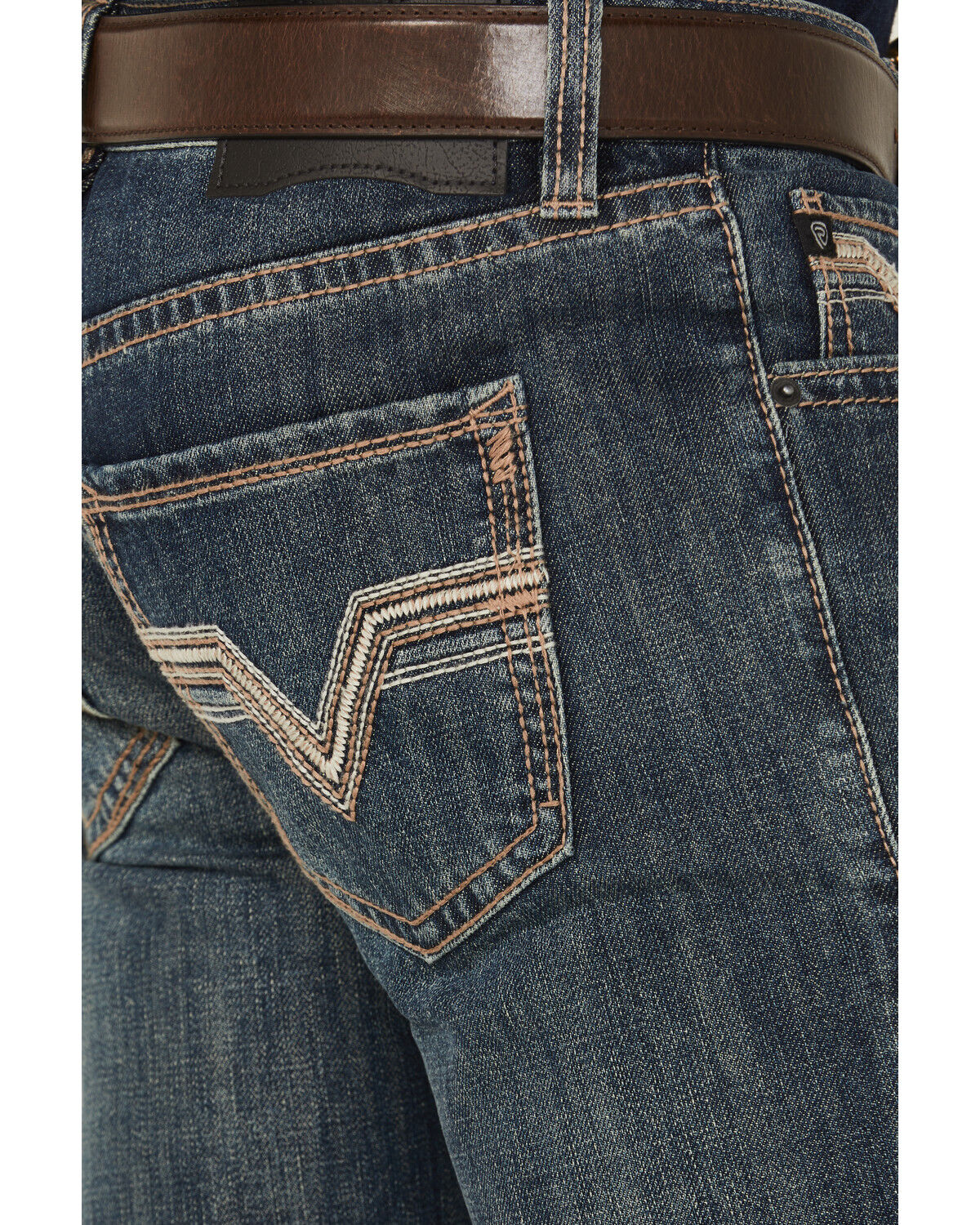 Product Name:  Rock & Roll Denim Men's Boot Barn Exclusive Medium Wash Bootcut Denim Jeans