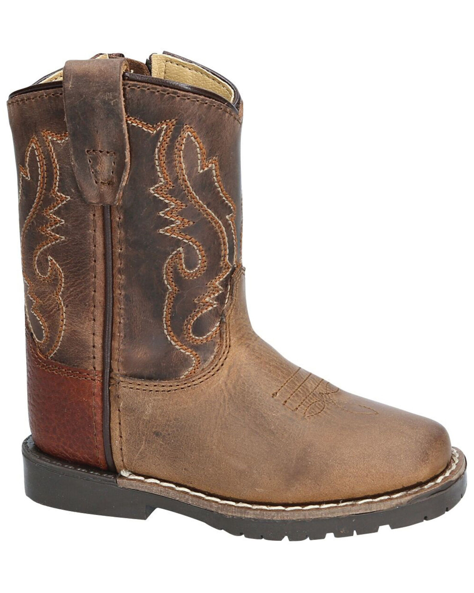 Smoky Mountain Toddler Boys Autry Western Boots Square Toe