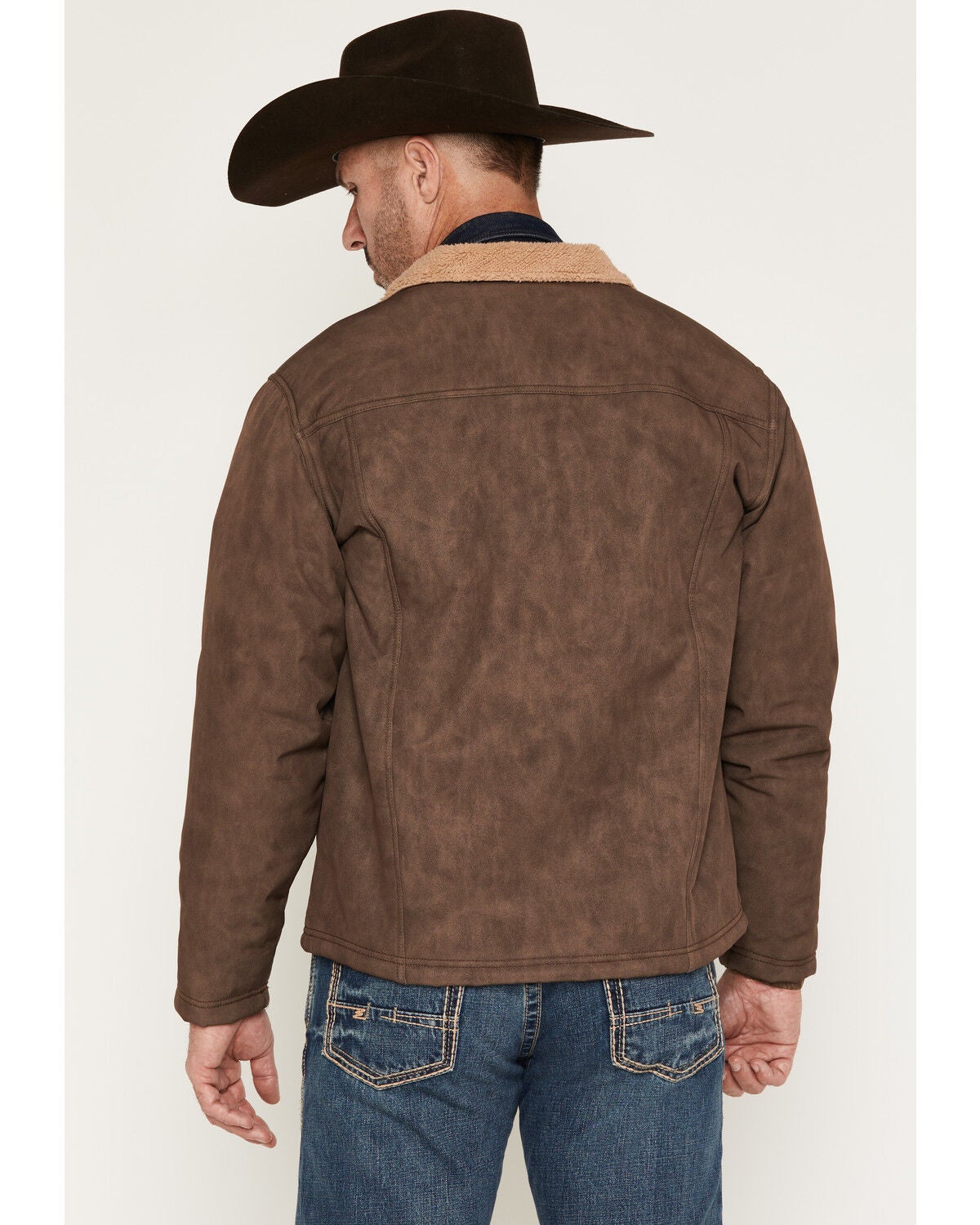 Image #4 - Ariat Men's Vernon Sherpa 2.0 Jacket, Brown, hi-res