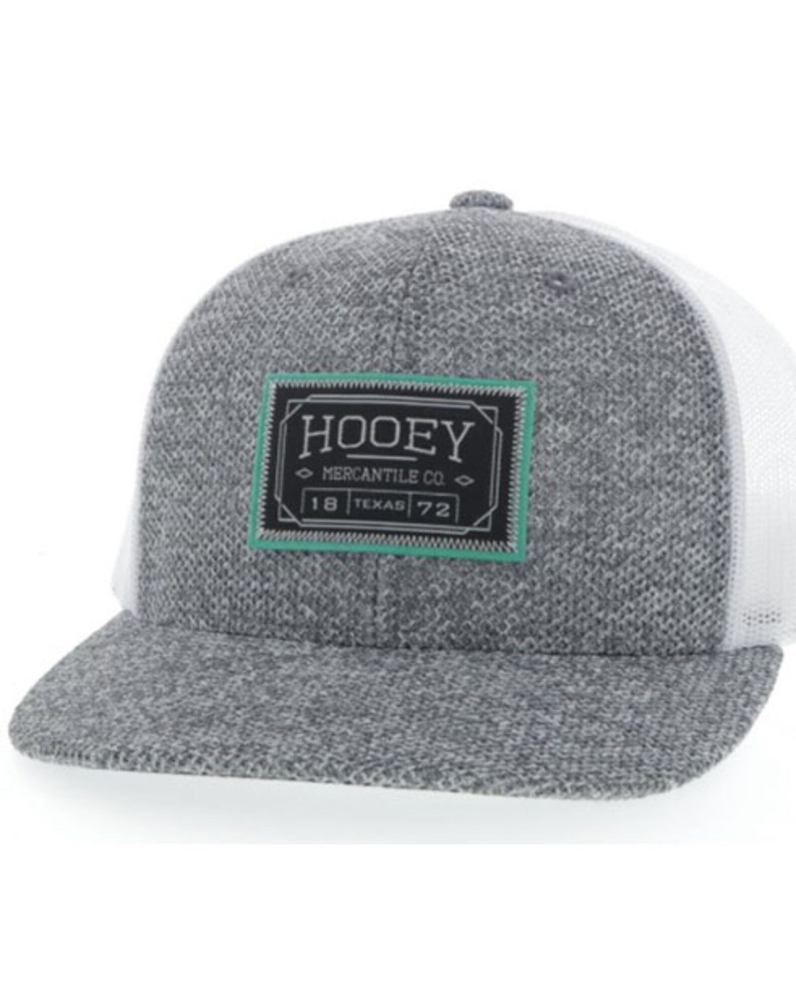 HOOey Men s Gray White Doc Mesh Back Ball Cap Boot Barn