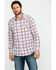 Image #1 - Cody James Men's Far Country Med Plaid Long Sleeve Western Shirt , , hi-res