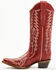 Image #3 - Circle G Women's Studded Western Boots - Snip Toe, Red, hi-res