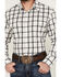 Image #3 - Wrangler Men's Plaid Print Long Sleeve pearl Snap Stretch Western Shirt, White, hi-res