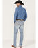 Image #3 - Cody James Men's Fandango Light Medium Wash Stretch Slim Straight Jeans, Light Medium Wash, hi-res