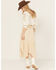 Image #3 - Originality Women's Handkerchief Hem Midi Skirt, Cream, hi-res