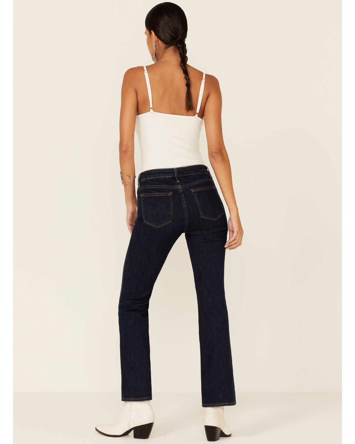 Image #4 - VIGOSS Women's Dark Wash Bootcut Jagger Classic Fit Jeans, Dark Wash, hi-res